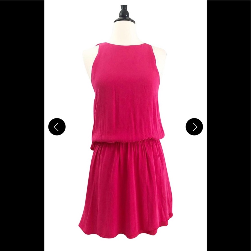 Hot Pink Alice & Olivia Mini Dress Sz Medium